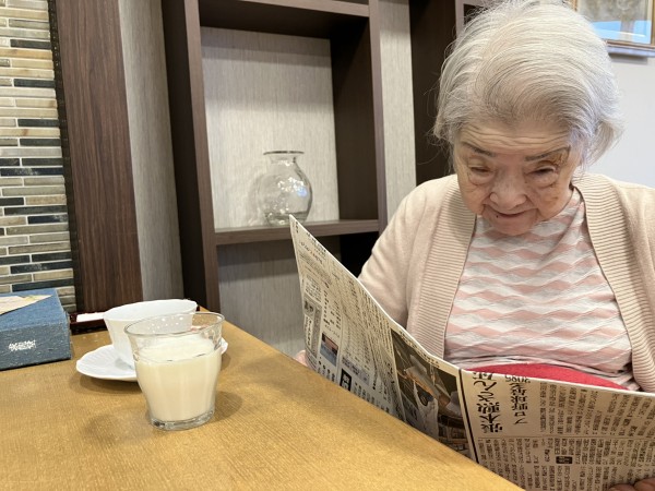 朝のひとときの写真